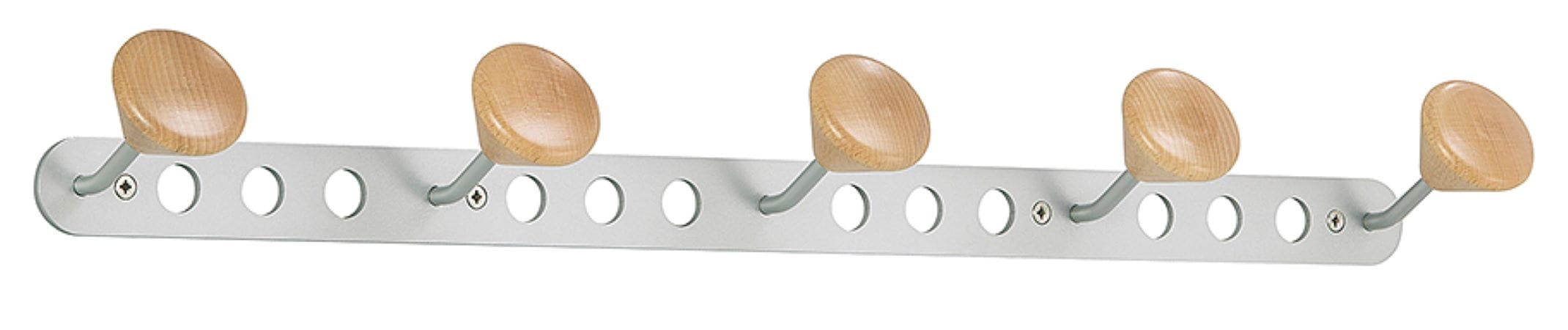 Стальная и деревянная настенная вешалка Manade Oléa ARCH-00105875 - Вид №2