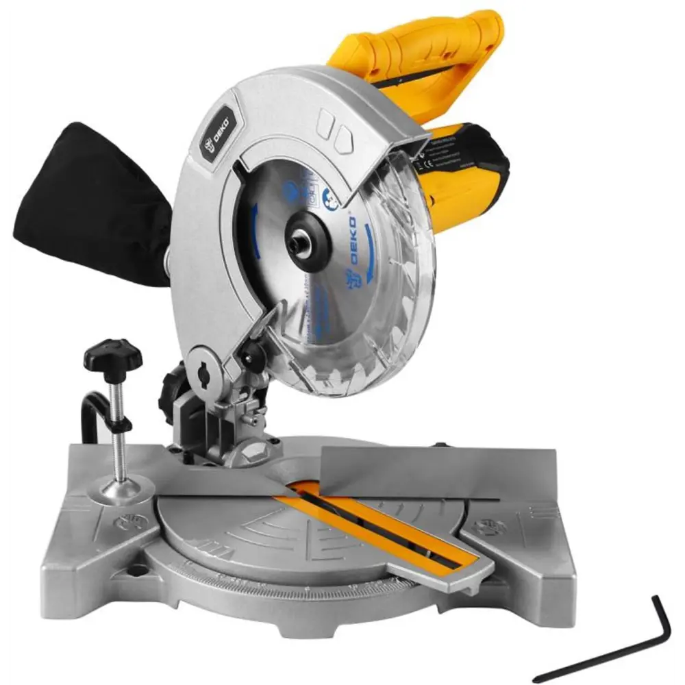 Торцовочная пила DEKO DKMS210 для точных угловых резов 89364044 STLM-0838985