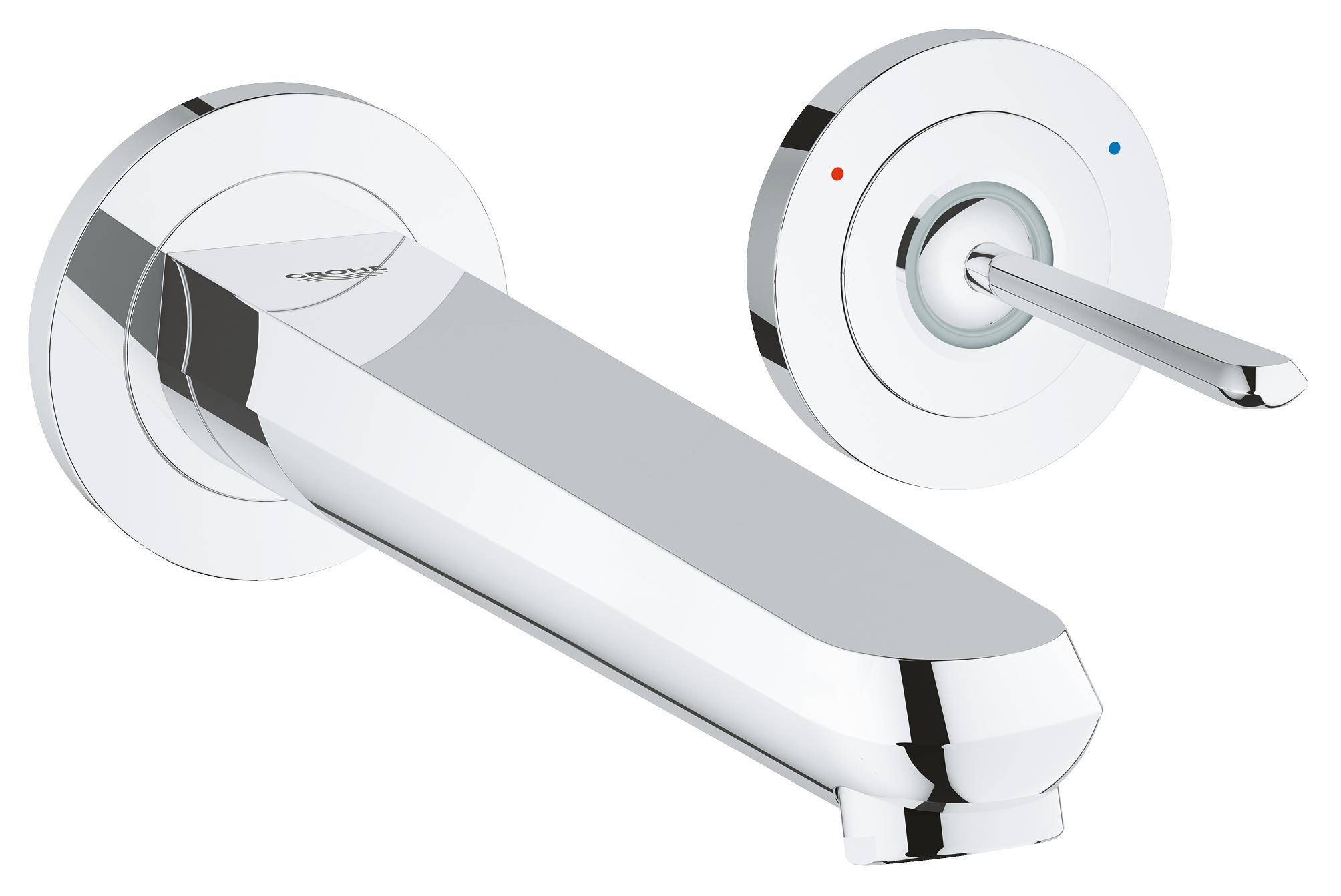 Смеситель для раковины GROHE Eurodisc Joy (излив 230 мм), внешняя часть, хром (19969000) - Вид №3