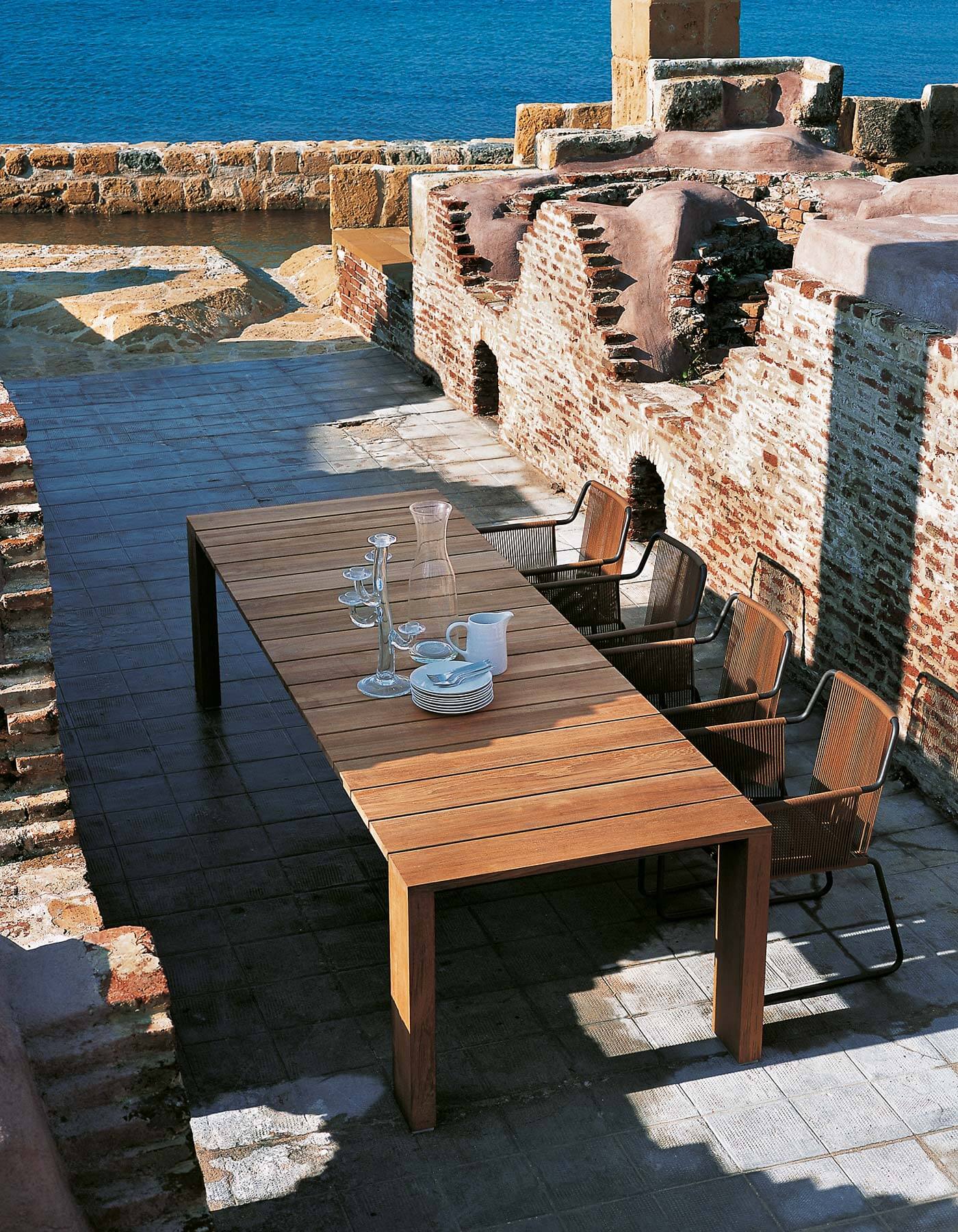 Прямоугольный садовый стол из тикового дерева RODA Pier ARCH-00101811 - Вид №3