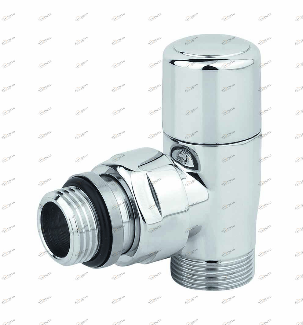 Carlo Poletti V77200M Клапан термостатический коаксиальный, правый или левый, с подключением для стальной трубы 