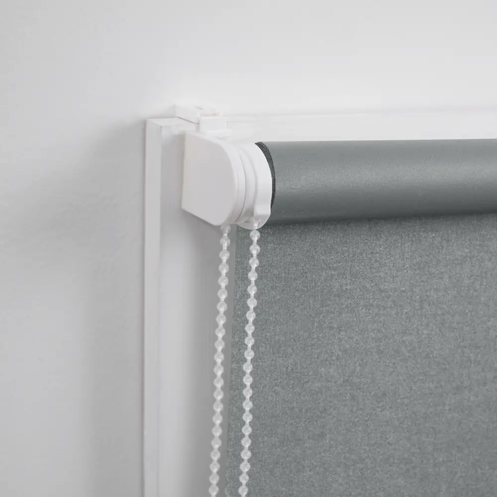 Рулонная штора KREAFORTA Karelia блэкаут серая - полное затемнение и приватность 89391185 STLM-1569433 - Вид №4