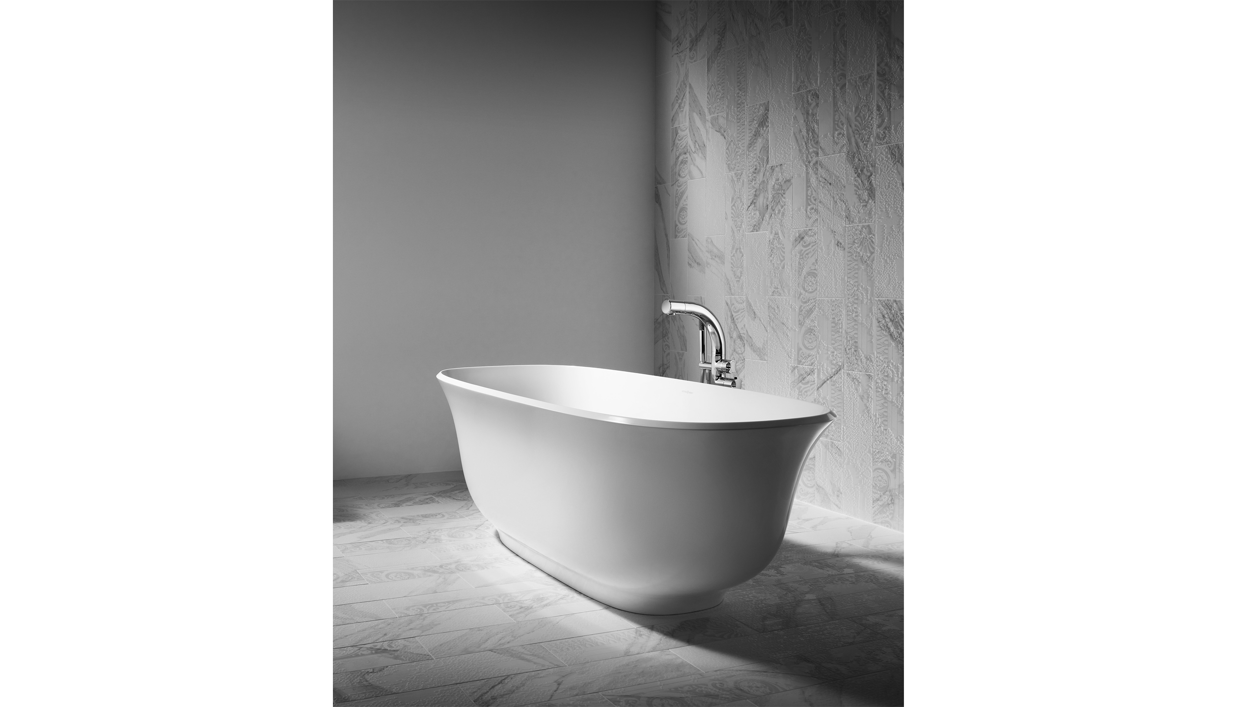 AMT-N-BK-NO Ванна отдельностоящая Victoria + Albert Amiata Gloss Black - Вид №1