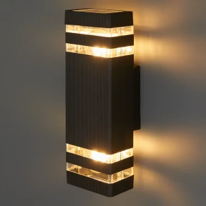 Светильник уличный настенный влагозащищенный Duwi Techno 24395 3 IP65 цвет черный