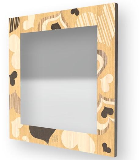 LIGNIS® Квадратное настенное зеркало в раме Dolcevita love 12.038 - Вид №1