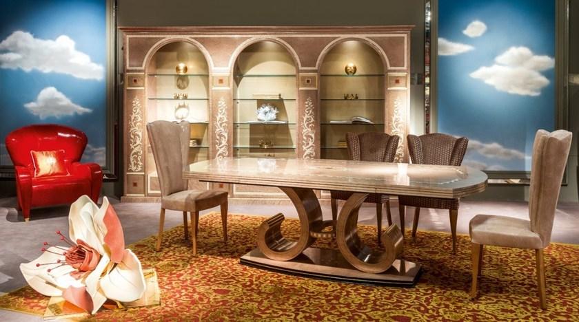 Carpanelli Кресло в классическом стиле из ткани Metamorfosi Po56 - Вид №1