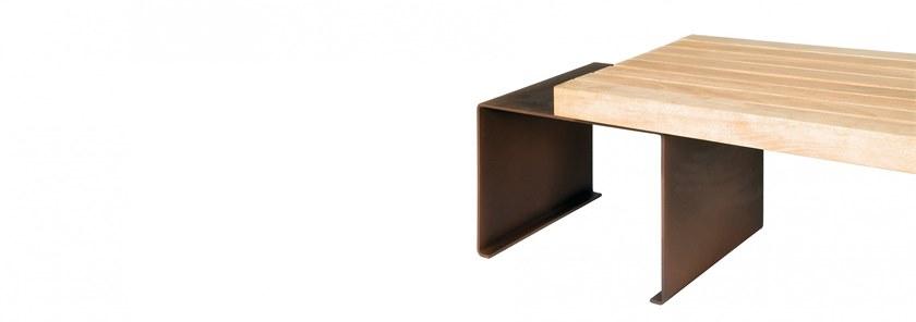 Euroform W Деревянная скамейка без спинки  387  - Вид №1