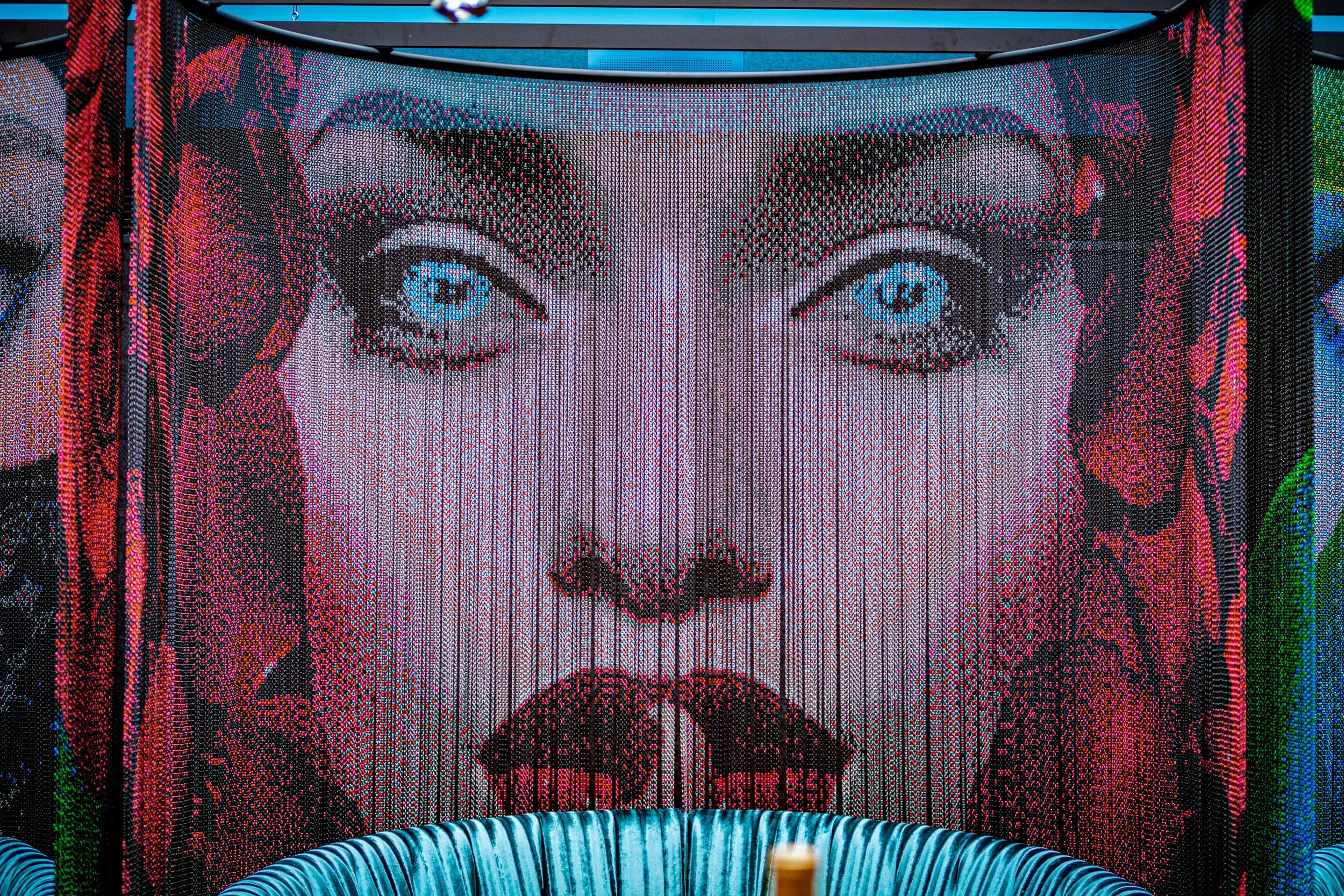 Алюминиевая проволочная палатка Kriskadecor SPACE DIVIDER - RESTAURANT ARCH-00050833 - Вид №8