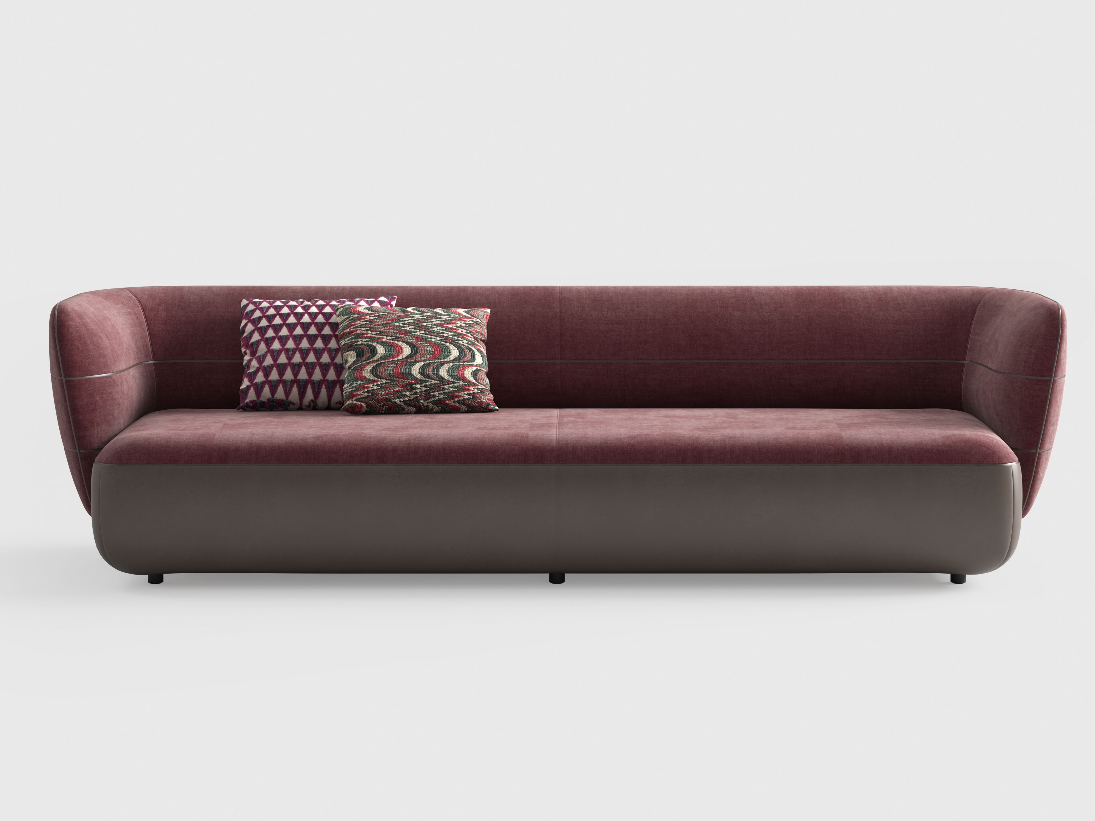 2-местный тканевый или кожаный диван CPRN HOMOOD Shapes ARCH-00090475 - Вид №1