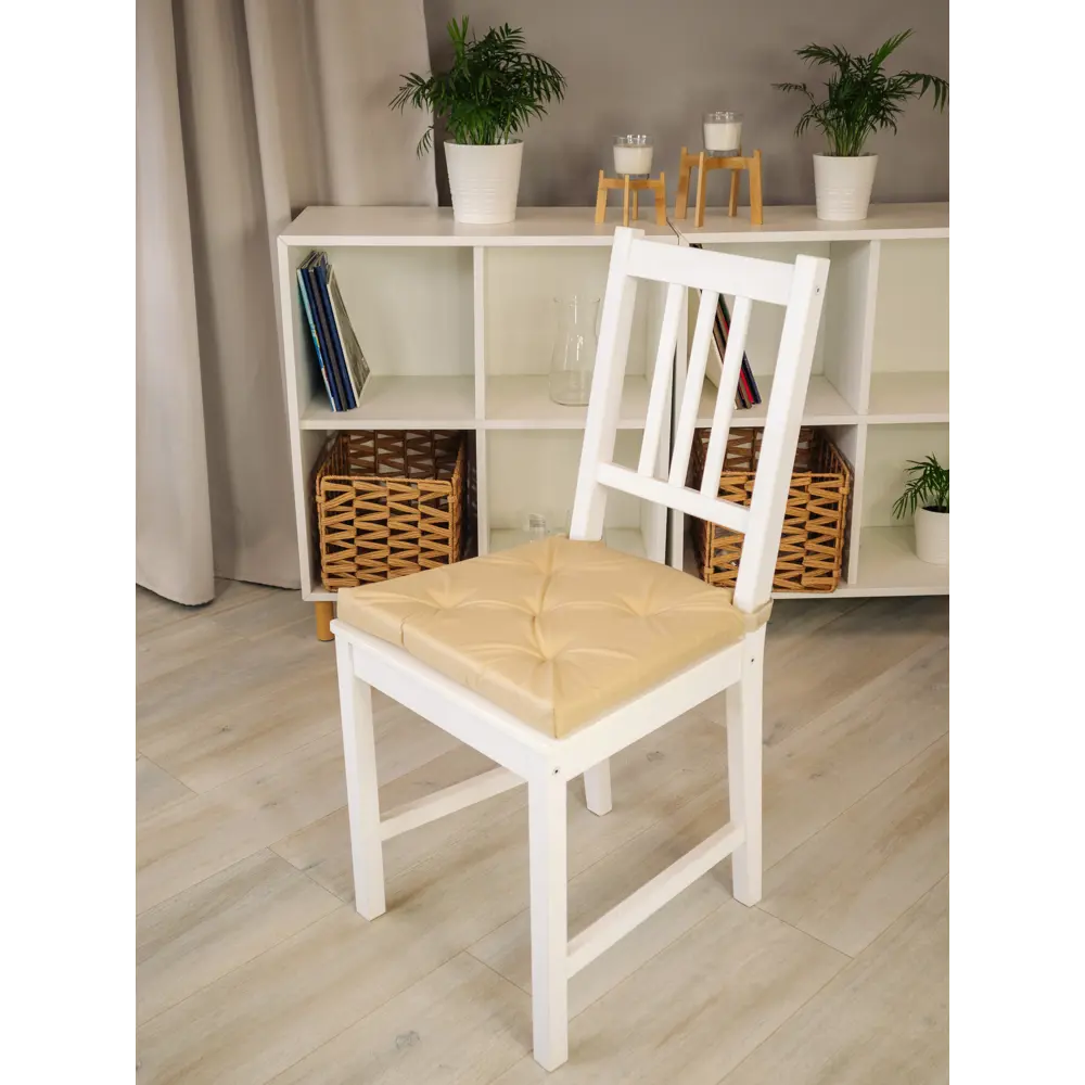 Подушка для стула LINEN WAY бежевая 40×40 см 89407764 STLM-1569774 - Вид №3