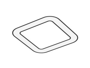 Утопленный экструдированный алюминиевый светодиодный потолочный светильник