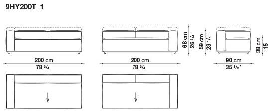 B&B Italia Outdoor Садовый диван из модульной ткани sun-id-1410409 - Вид №16