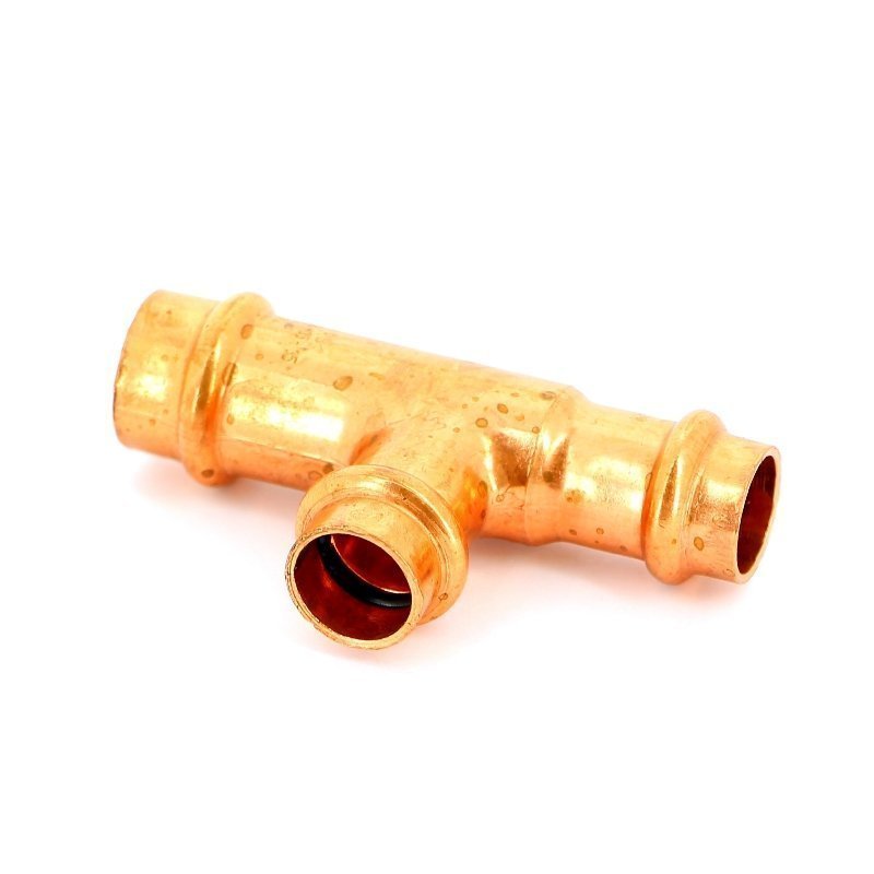 Тройник пресс 18x15x15 медный IBP P513001815015 - Вид №2