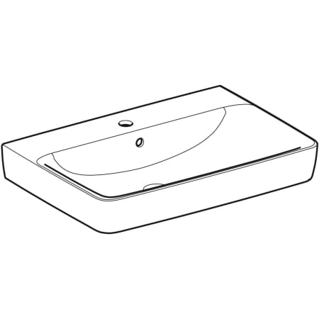 501.721.00.1 Накладная раковина Geberit Renova Plan Geberit  - Вид №17