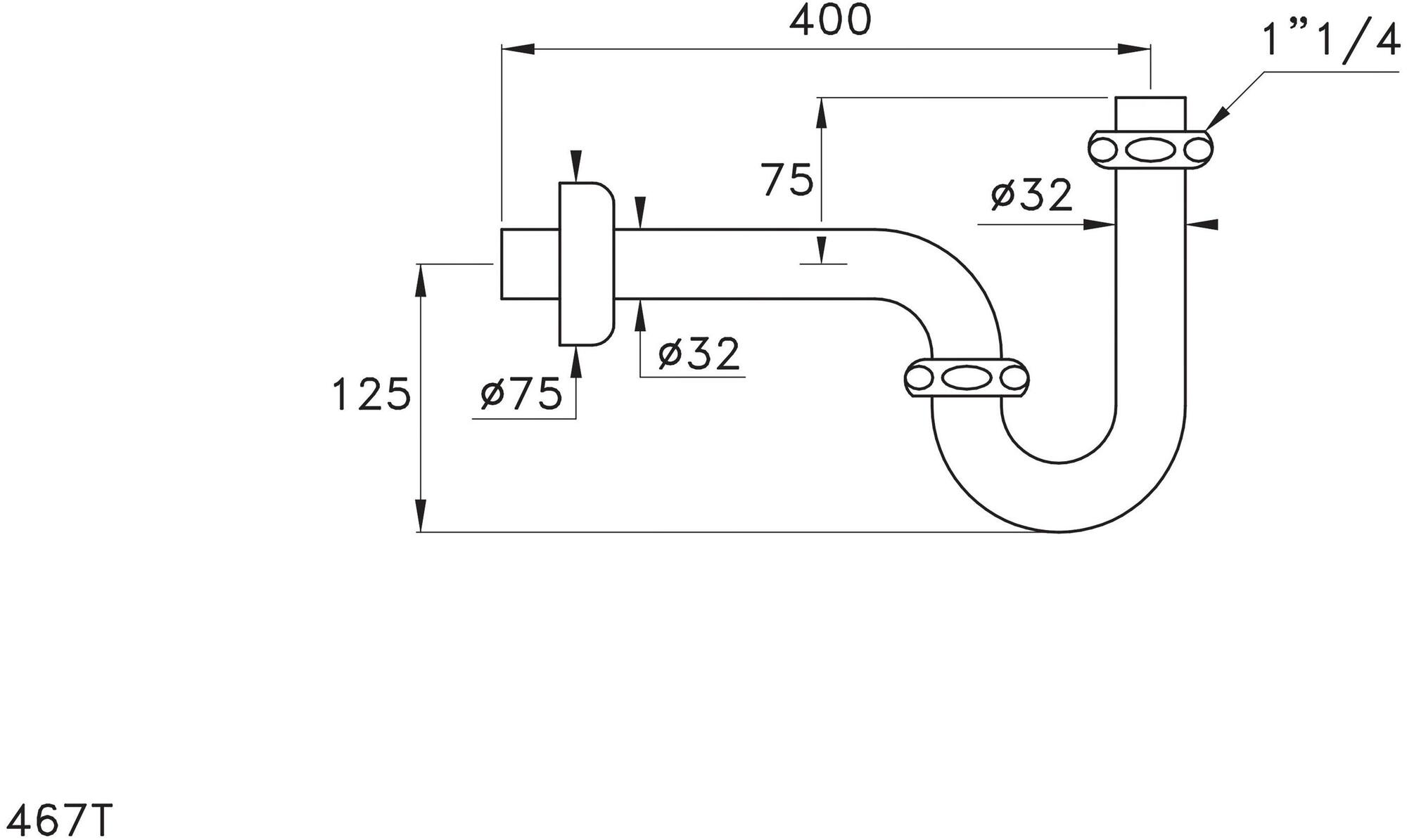RUBINETTERIE STELLA Сифон для умывальника Sirius sun-id-1349177 - Вид №3