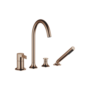 VAIA Душевой набор для ванны, для установки на край ванны или на край плитки - Матовая бронза