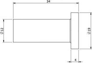 70131A-BP Крючок ACCESSORIES подвесной цвет черный матовый LANGBERGER Accessories, BLACK EDITION - Вид №2