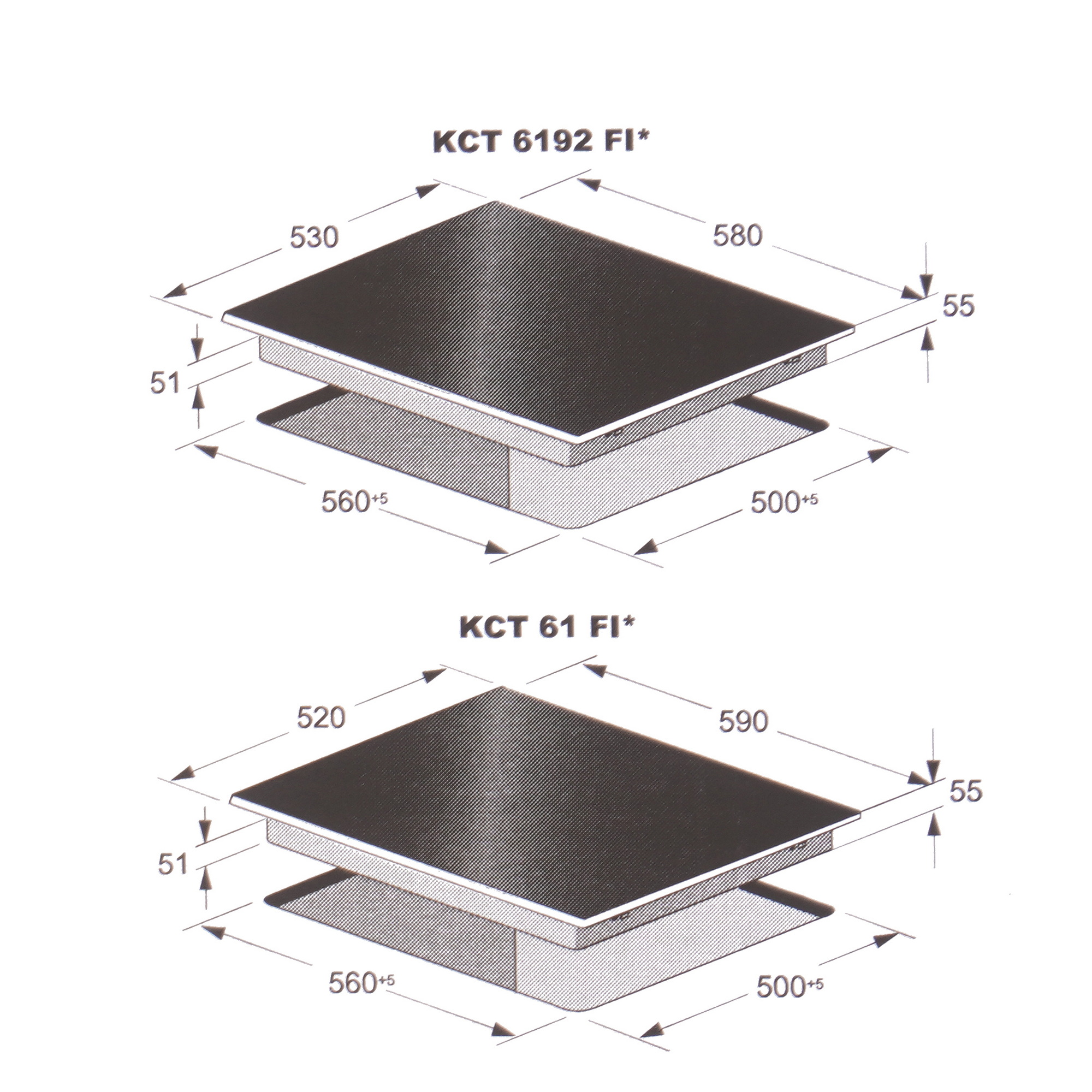 9229080 Индукционная варочная поверхность Kaiser KCT 6192 FI ElfEm STDN-0143492 - Вид №7