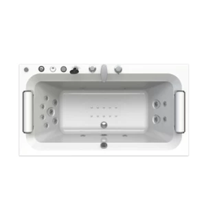 Гидромассаж "Лечебный Chrome" на ванну Хельга 185х100 (двигатель 900 Вт, джет Глори - 4 шт., джет Джереми - 9 шт.)