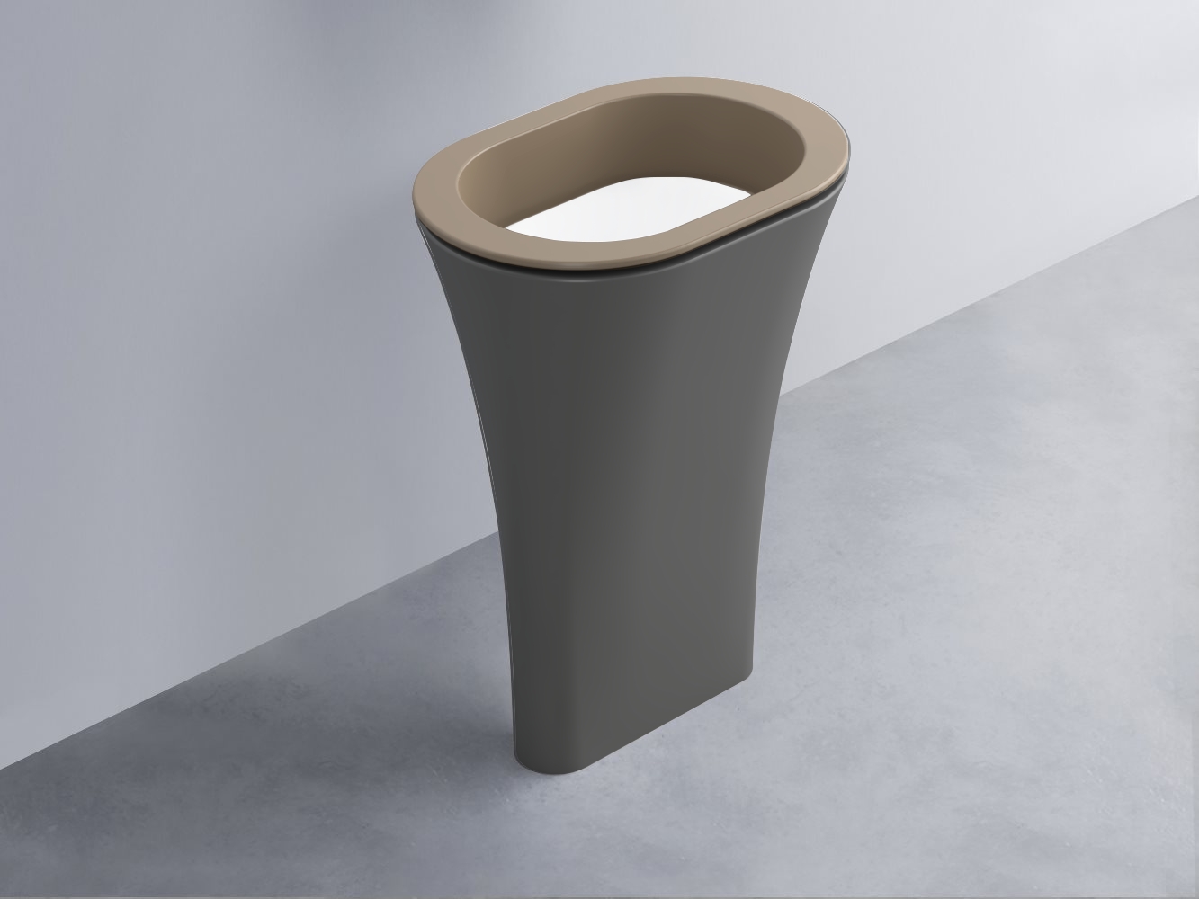 AMLA65-AN+AMPILO-BL+AMCOLO-CM Раковина Amedeo Ovale отдельностоящая cielo Enjoy + Amedeo Ceramica Cielo