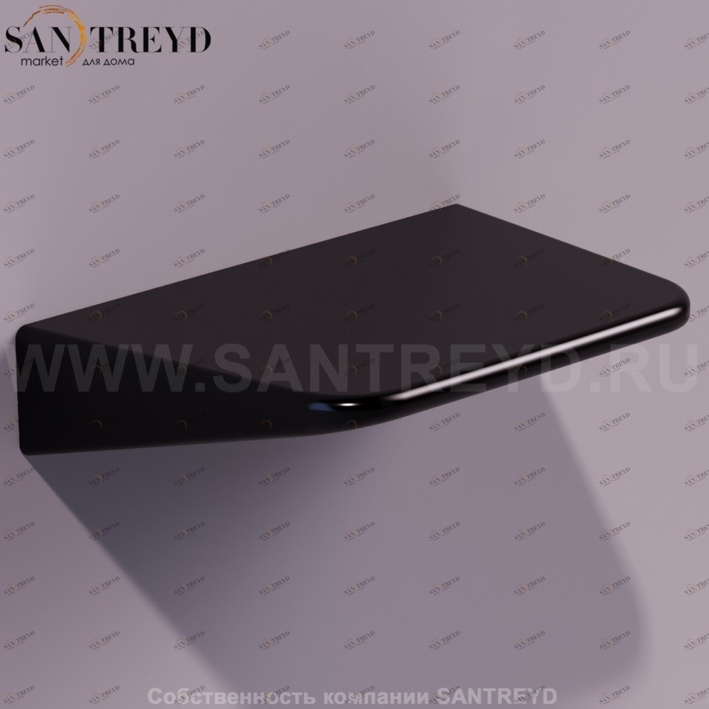 Полка подвесная BADEN BADEN 40 см черная Simas DE15NERO