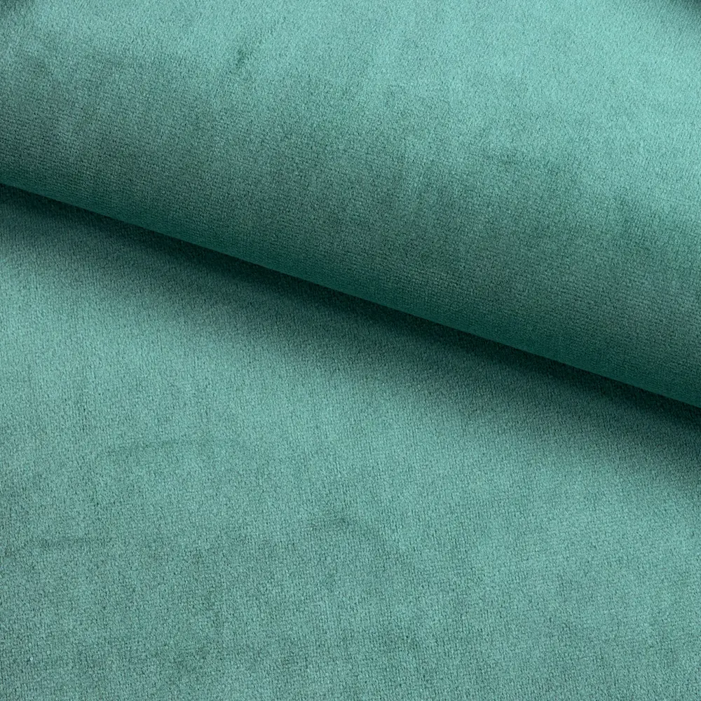 Ткань 1 м/п бархат 300 см цвет бирюзовый GARDEN STLM-2092963 - Вид №2