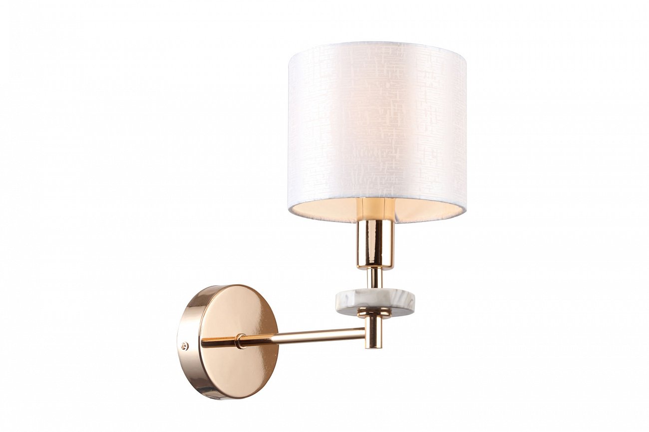 Бра настенное белое Tiana FR5015WL-01G FREYA MODERN 00-3957439 Белый;золото - Вид №1