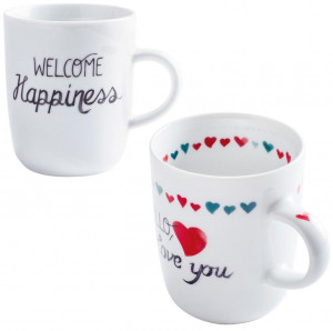 57G254A50671C 2 шт. подарок набор счастливых стаканчики приветствовать счастье / я тебя люблю Kahla-porzellan