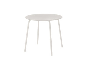 Стальной круглый садовый стол