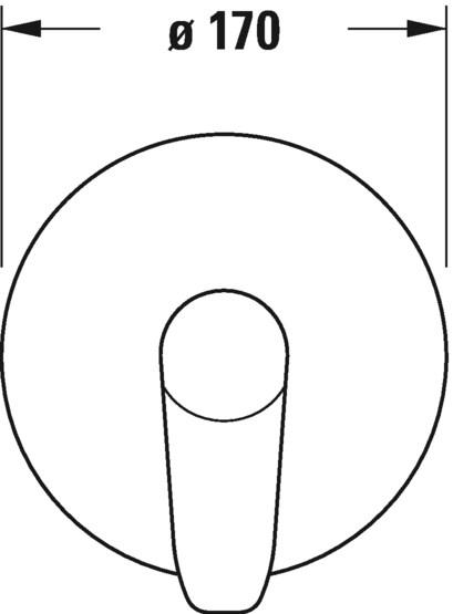 Duravit Смеситель для душа встраиваемый B.1 B14210010 - Вид №2