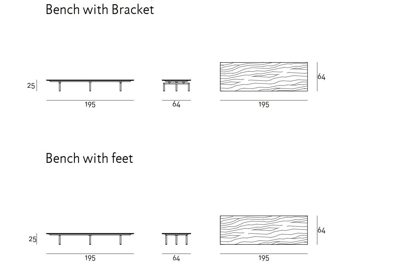 Съемная скамья из ткани Living Divani Сумо ARCH-00080527 - Вид №4