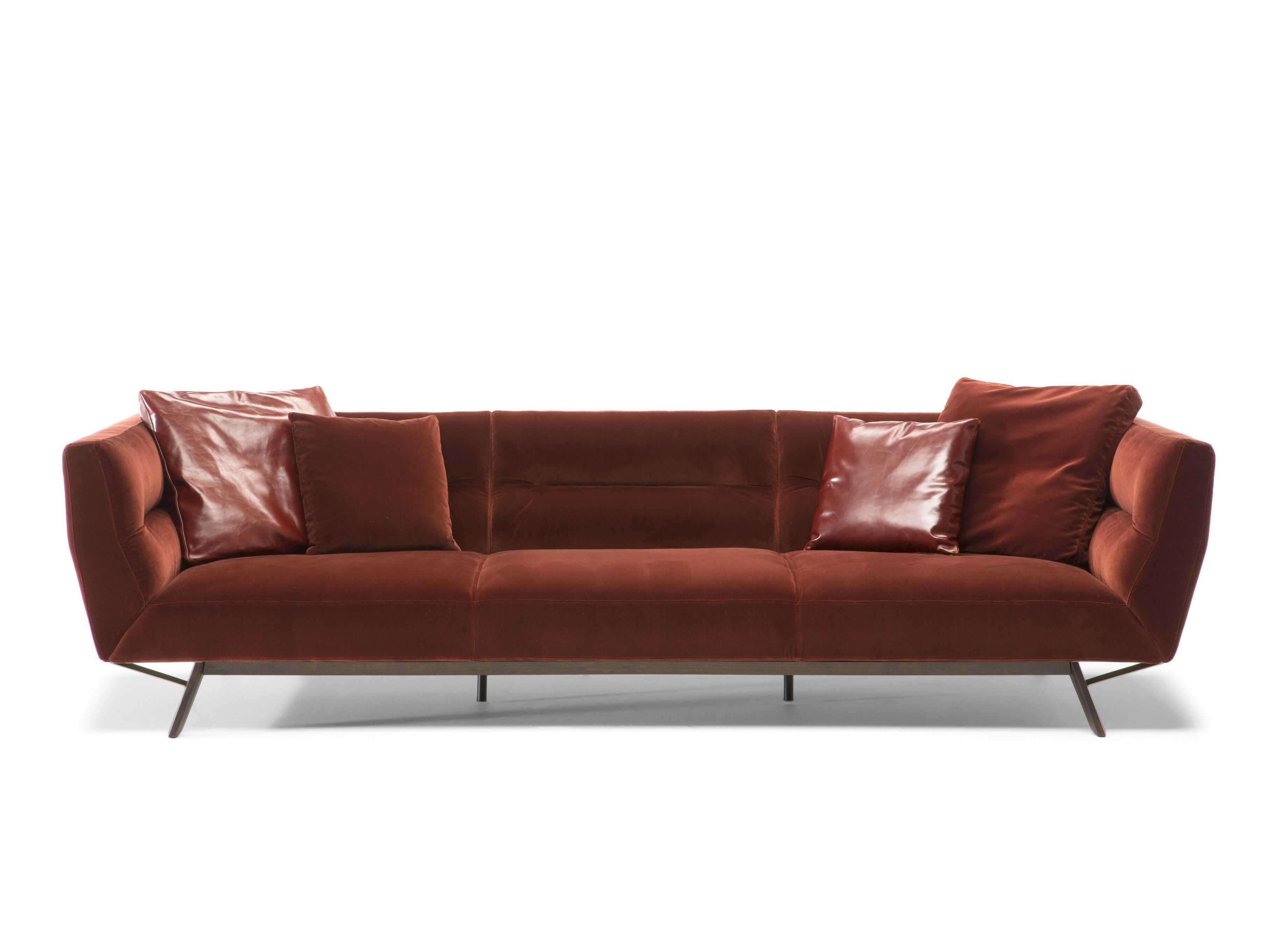 3-местный тканевый или кожаный диван Natuzzi Italia Позитано ARCH-00149901