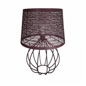 Лампа настольная бордовая Seven Fires "Карвед" 39105.04.68.01B SEVEN FIRES КАРВЕД 00-3907839 Фиолетовый