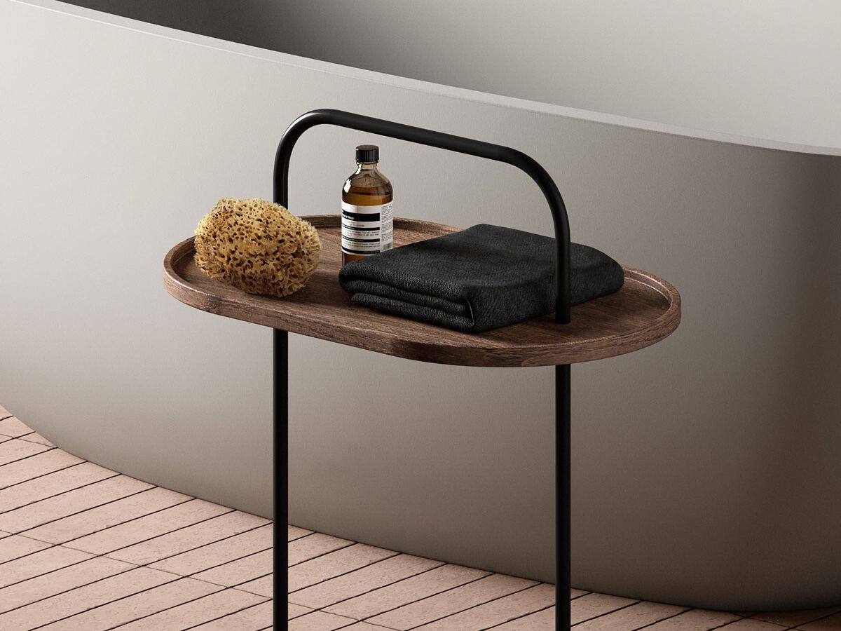 Высокий и овальный деревянный журнальный столик Inbani NORM ARCH-00048959 - Вид №2