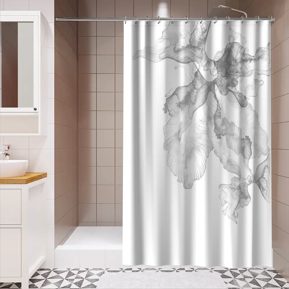 Lemer Ardenne — элегантная штора для душа серого цвета 89384983 STLM-1585259