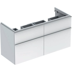 840520000 Шкафчик для двойной раковины Geberit iCon, с четырьмя выдвижными ящиками Geberit