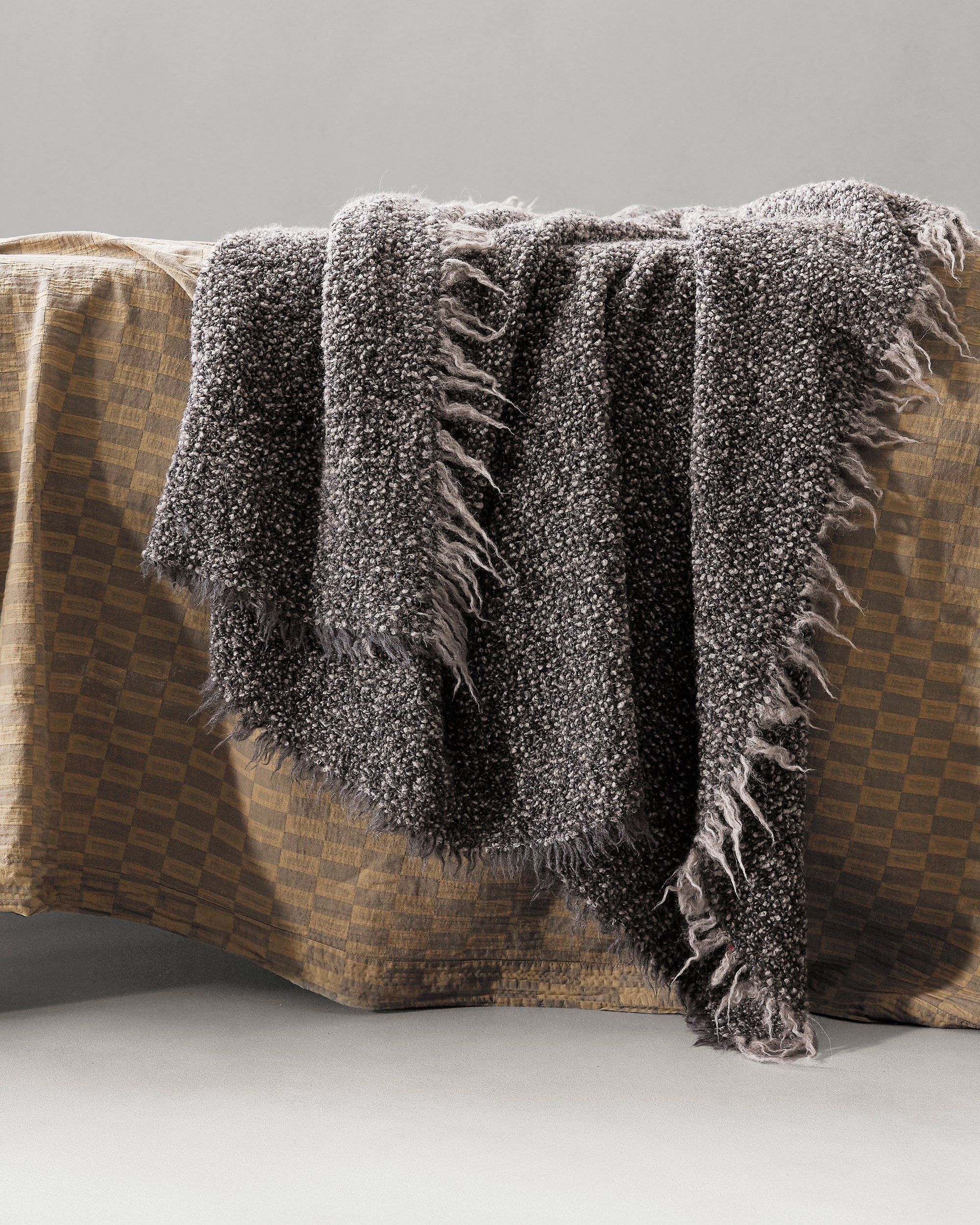 Plaid in alpaca Society Limonta мульти ARCH-00015420 - Вид №3