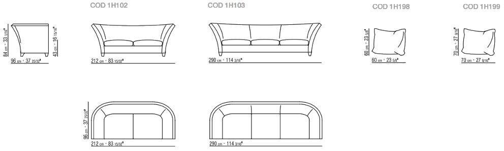 Flexform Диван Flight sun-id-1469469 - Вид №1