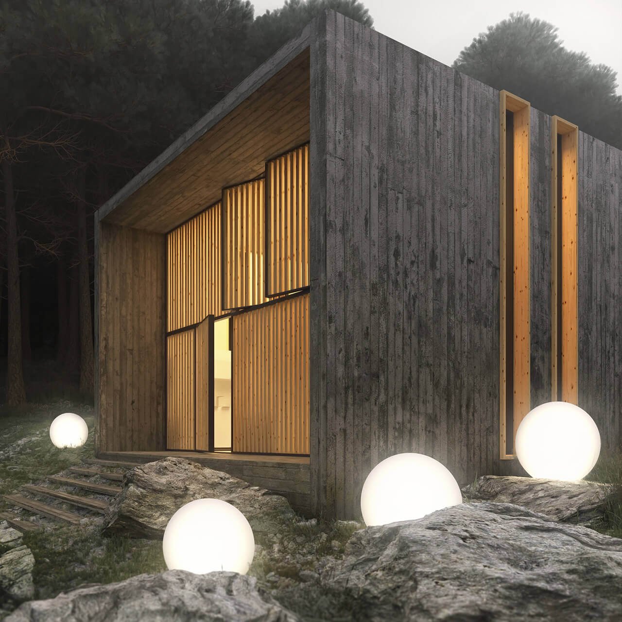 Ландшафтный светильник M3light Sphere 10577010 M3LIGHT SPHERE 311916 Белый - Вид №1