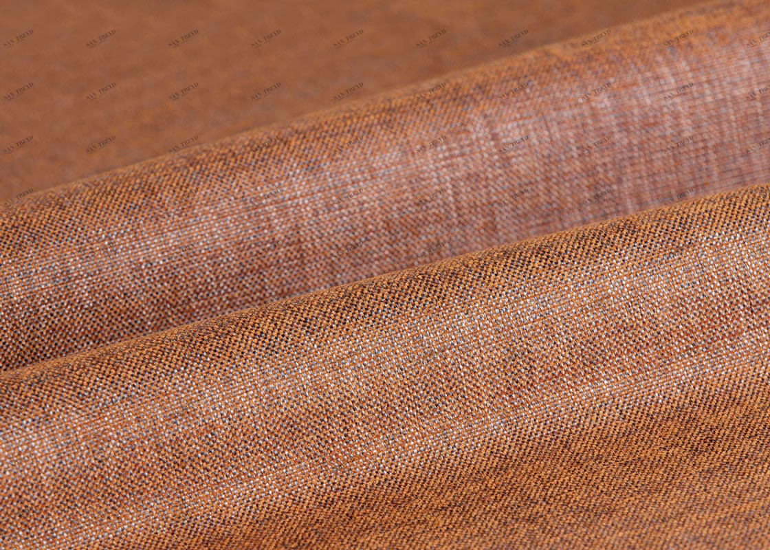 COLORISTICA target-soft-col-013 Ткань мебельная  Рогожка  NEWTarget Оранжевый 