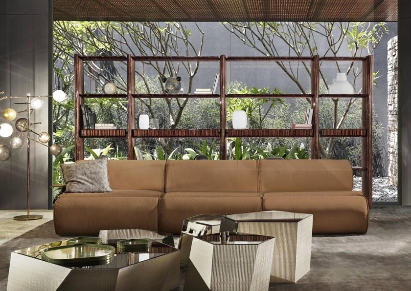 HESSENTIA - Cornelio Cappellini Открытый двухсторонний деревянный стеллаж Eclipse sun-id-1357611 - Вид №1