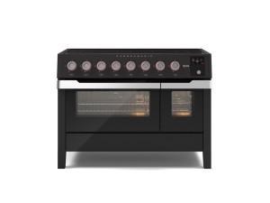 Стальная отдельно стоящая кухня с индукционной плитой