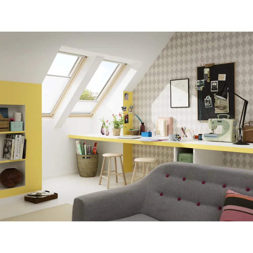 Окно мансардное Velux GZR FR06 3050 дерево/алюминий 66x118 см STLM-2132591 - Вид №2