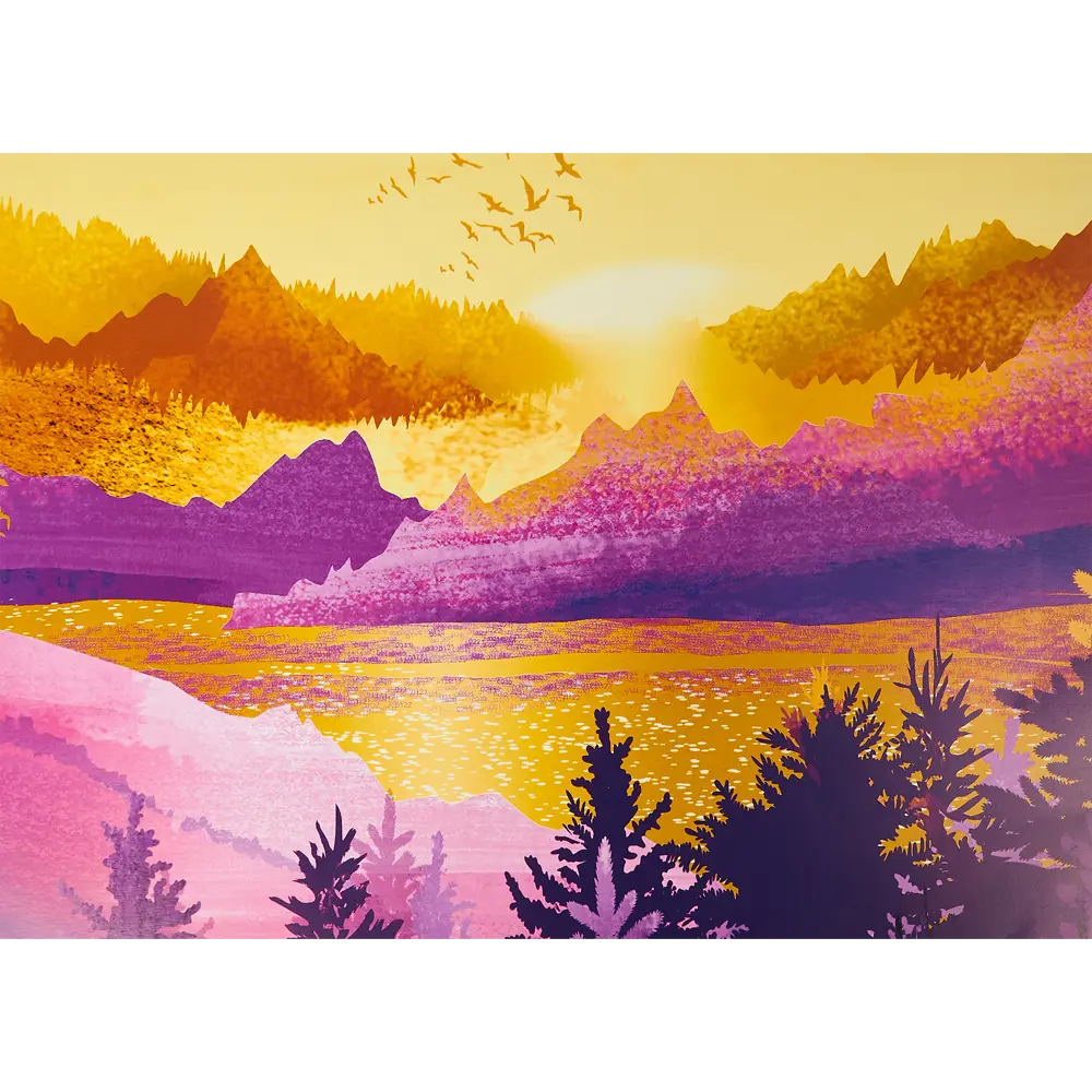 Постер Арт дизайн Счастье не за горами 30x40 см 3 шт STLM-2019497 - Вид №1