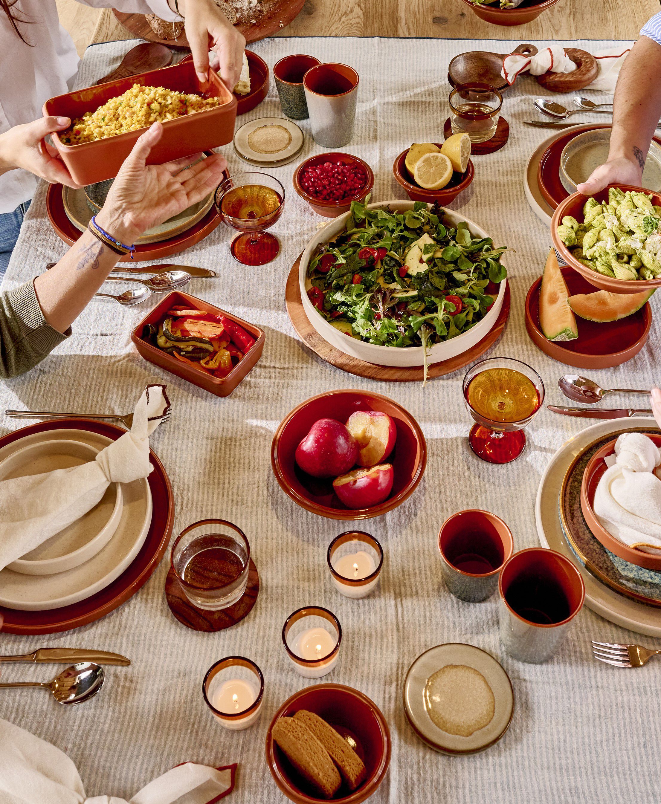 Фарфоровая тарелка с круглым дном POMAX Rasa ARCH-00102510 - Вид №21