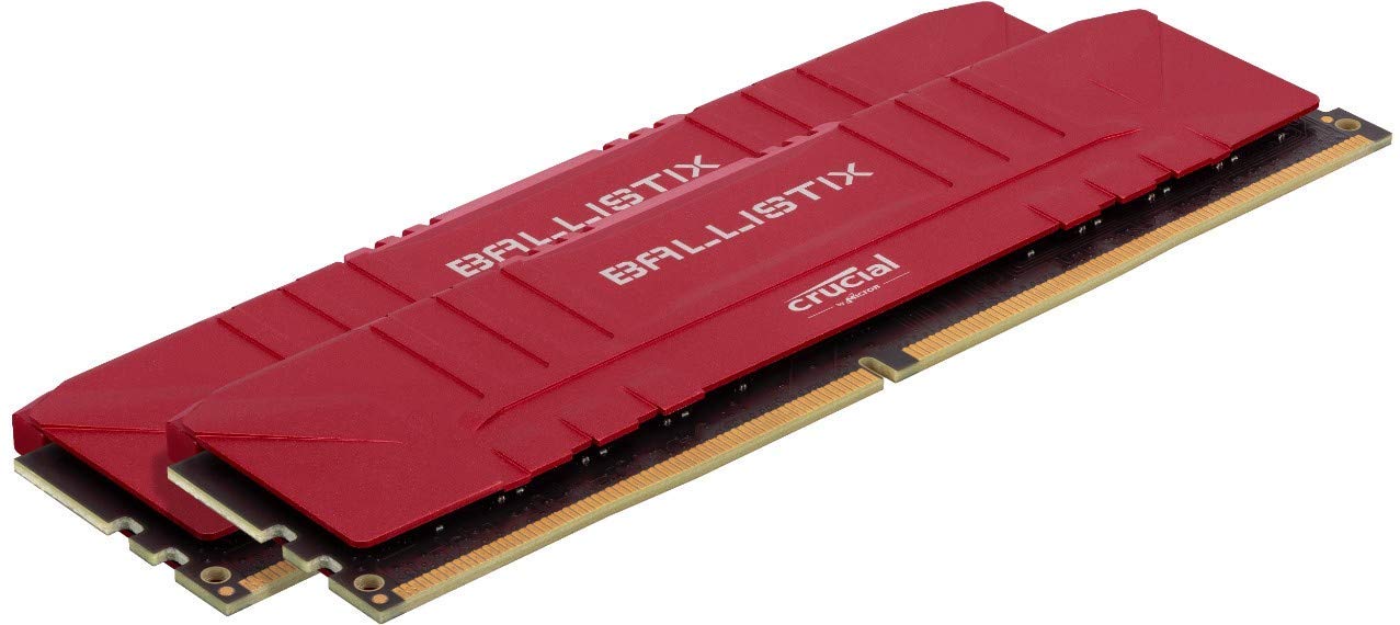 BL2K16G36C16U4R 32gb kit (16gbx2) ddr4 3600mt/s cl16 unbuffered dimm 288 pin ballistix red Crucial Santreyd  - Вид №1
