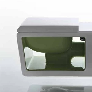 30452 Подвесной унитаз настенный Зеленый Althea Ceramica Design Outline Италия