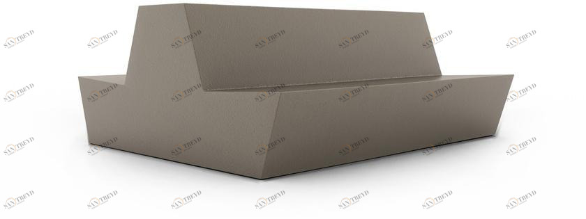 Quinze & Milan Диван из пеноматериала qm по контракту Primary sun-id-1371790