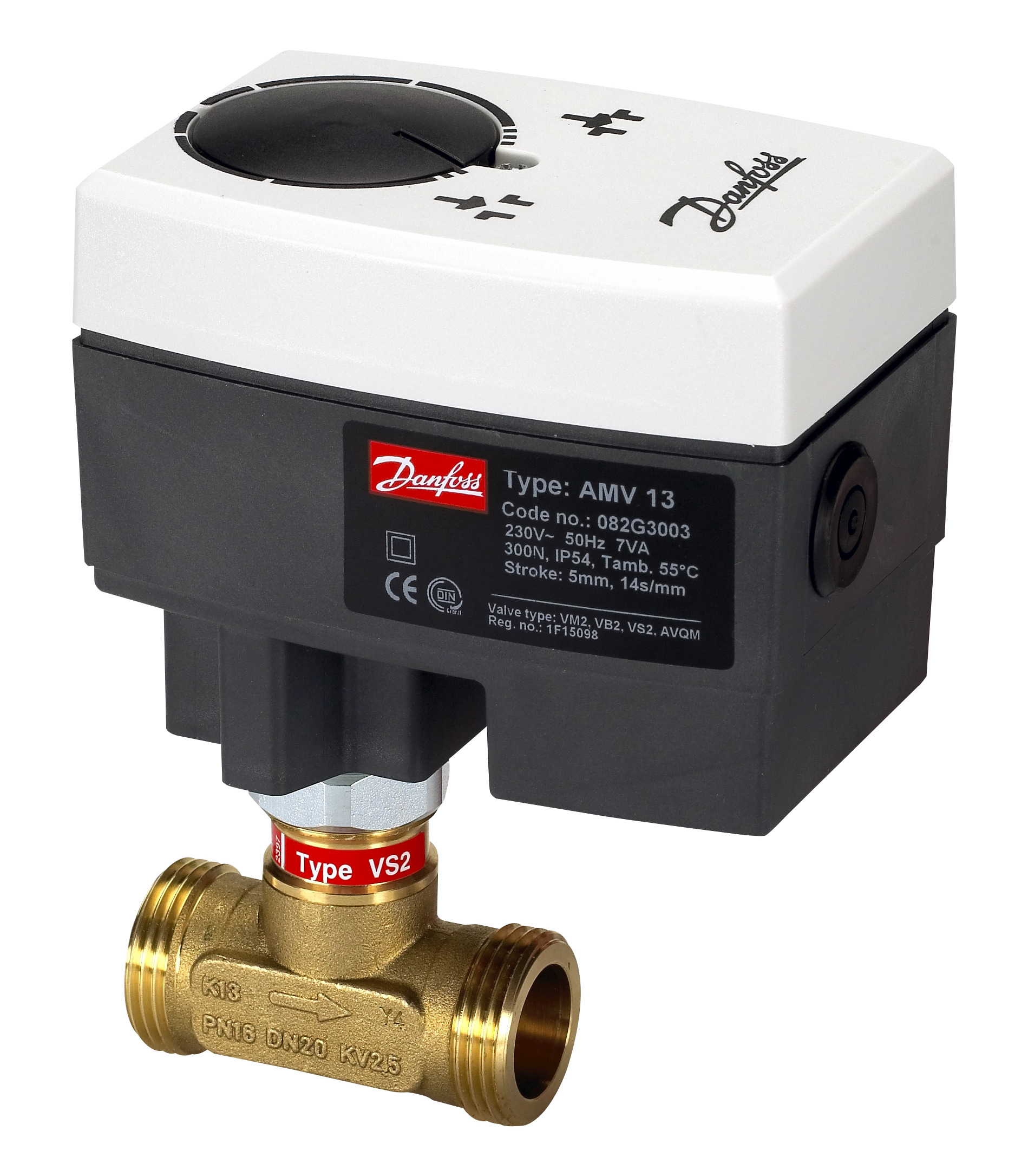 Danfoss Редукторные электроприводы с трехпозиционным управлением ARV 152 230В 15с/мм 082G6007  - Вид №18