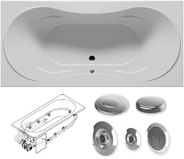 BA5800500000000_hit1 Ванна Riho Supreme Santreyd - Вид №2